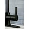 Gourmetier LS8710CTLSP Continental Single-Hndl Kitchen Faucet W/Side Sprayer, Blk LS8710CTLSP - alternate 4